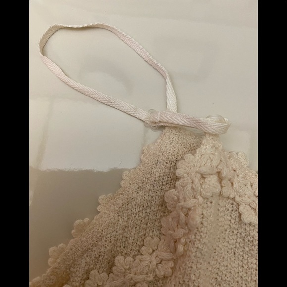 LAMESA 100% Cotton Tank Top Beige/Cream Color size Large Made in Peru NWT - Picture 3 of 11